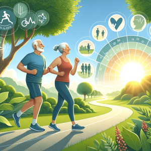 montre des vieilles personnes faire du sport pour se maintenir en bonne santé